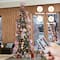 9ft. Pre-Lit Green Slim Fir Artificial Christmas Tree, Color Changing LED Lights